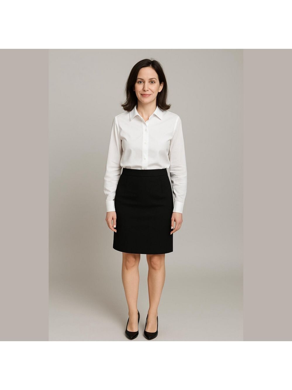 Loft Black Pencil Skirt Size 4P